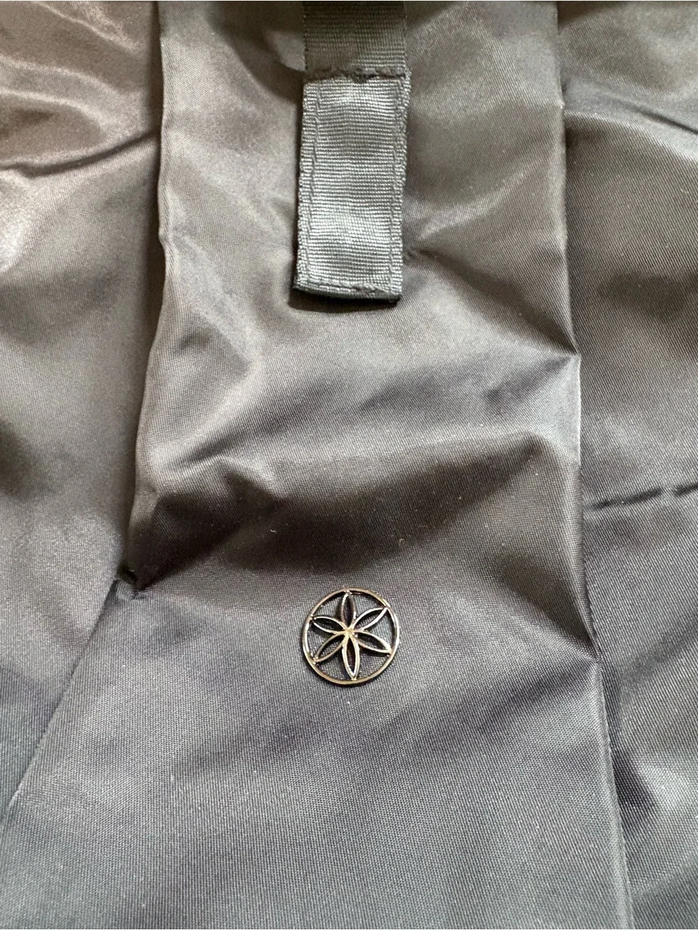 GAIAM Black Nylon Everyday Roll-Top Backpack